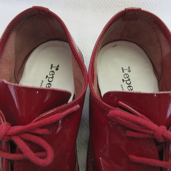 希少カラー■repetto レペット Zizi Oxford Shoes ジジ オックスフォード 41 フランス製 エナメル パテントレザー シューズ ヒール_画像8