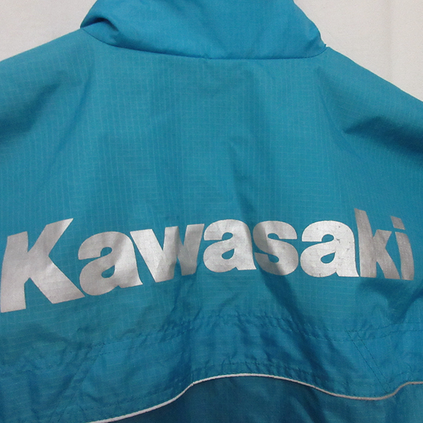 ■KAWASAKI カワサキ KAZE ナイロンジャケット ジャンパー ブルゾン スタッフジャケット_画像7
