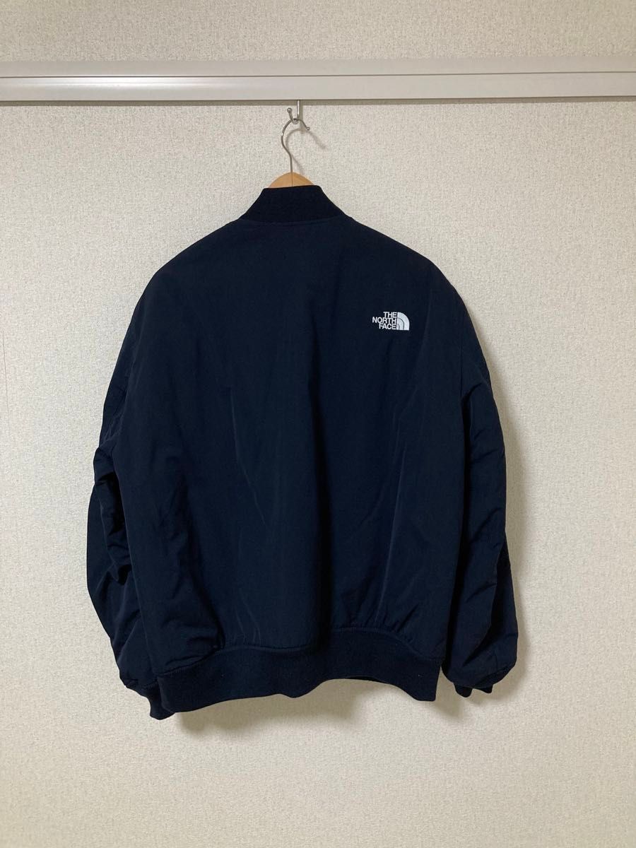 良品 THE NORTH FACE ノースフェイス インサレーションボンバージャケット 中綿MA-1 NY82132 ネイビーXL