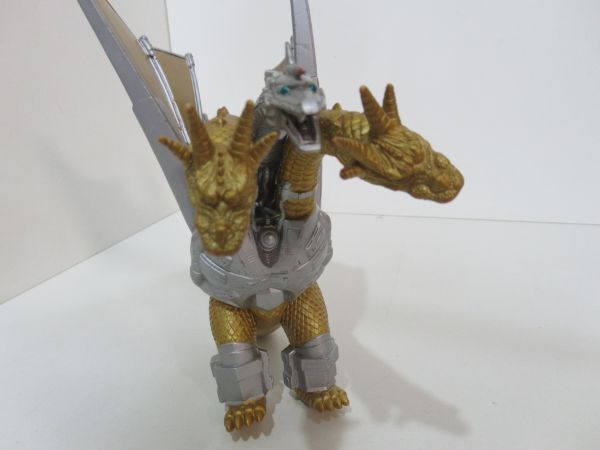 ゴジラ メカキングギドラ 1998 ソフビ 人形 フィギュア 怪獣 バンダイ BANDAI ムービーモンスターシリーズ タグ無し中古の画像5