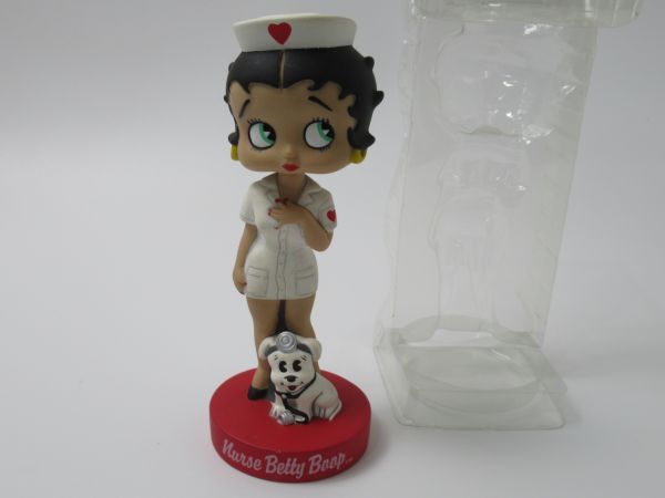 WACKY WOBBLER ベティ・ブープ ナース BETTY BOOP 看護師 看護婦 ベティちゃん Funko ファンコ 首振り ボビングヘッド バブルヘッド 中古①の画像3