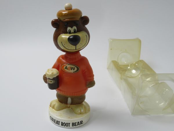 WACKY WOBBLER A&W グレートルートベア THE GREAT ROOT BEAR Funko ファンコ 首振り ボビングヘッド バブルヘッド フィギュア 人形 中古_画像2