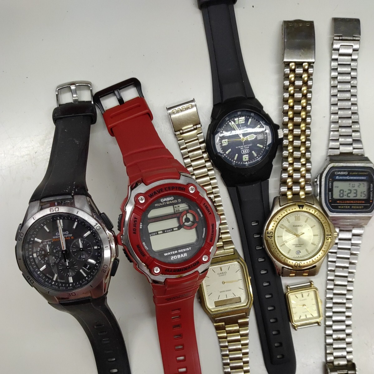 ★ CASIO　と記された時計　いろいろ まとめてセット　１円スタート　カシオ　腕時計　まとめ売り　watch_画像1