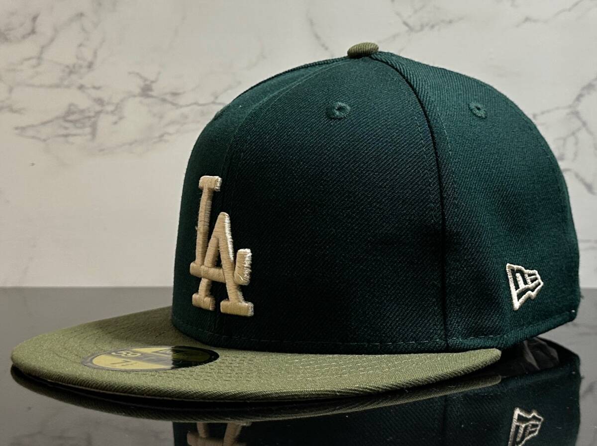 【未使用品】188KC 訳あり★NEW ERA 59FIFTY×MLB ロサンゼルス ドジャース Los Angeles Dodgers World Series 《サイズ 7 1/2・59.6㎝》_画像1