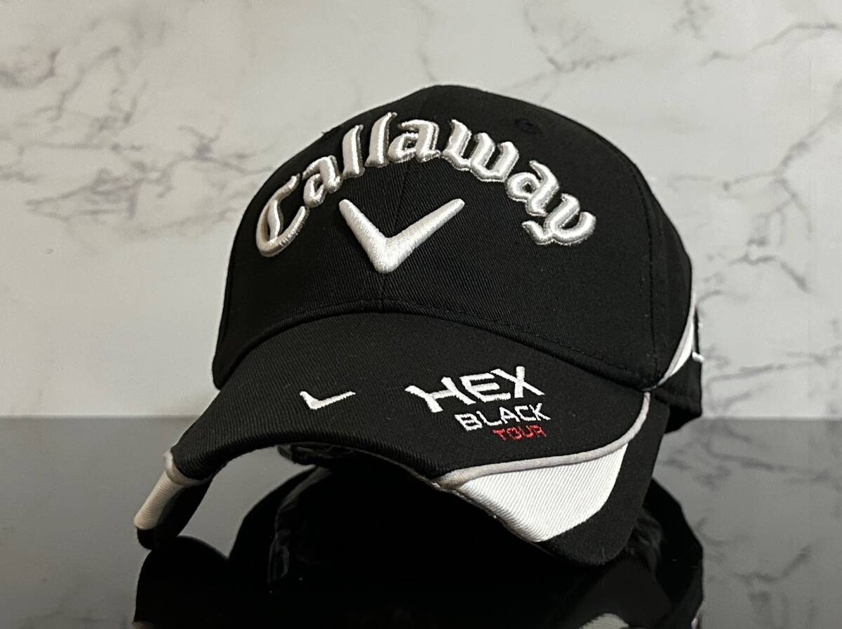 【未使用品】248KF★Callaway Golf キャロウェイ ゴルフキャップ 帽子CAP 上品で高級感のあるデザインに人気のシリーズロゴ《FREEサイズ》の画像1