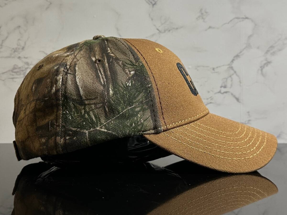 【未使用品】168K★Caterpillarキャタピラー CAT キャップ CAP 帽子 DRI・DUCK製のコットン素材にREALTREE製ウット系迷彩柄《FREEサイズ》_画像3