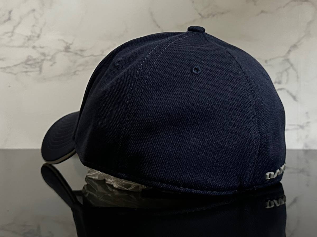 【未使用品】43B 上品★OAKLEY オークリー キャップ 帽子 CAP 上品で高級感のあるネイビーの伸縮素材にグレーロゴ《伸縮前57㎝-60㎝位迄》_画像6
