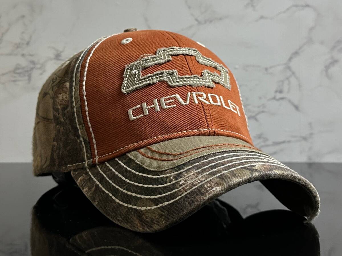 【未使用品】140K★CHEVROLET シボレー キャップ 帽子 CAP ファンにも嬉しい クールな拘りのビンテージ加工のコットン素材《FREEサイズ》 _画像2