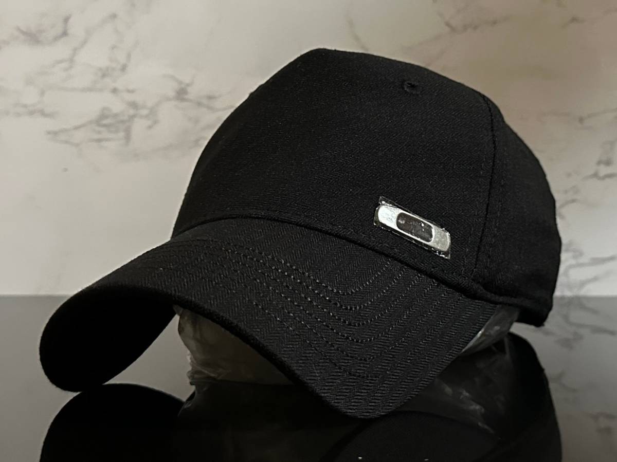 【未使用品】50F★OAKLEY オークリー キャップ 帽子 CAP 上品で高級感のあるブラックの伸縮素材にメタル製ロゴ♪《伸縮前57㎝～60㎝位迄》_画像1