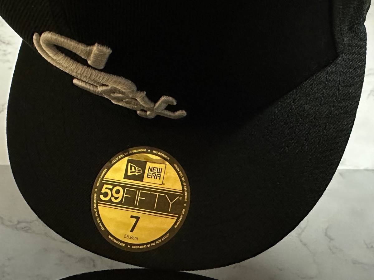 【未使用品】18C ★NEW ERAニューエラ 59FIFTY×MLB シカゴホワイトソックス Chicago White Soxコラボキャップ 帽子 CAP《SIZE 7・55.8㎝》_画像9