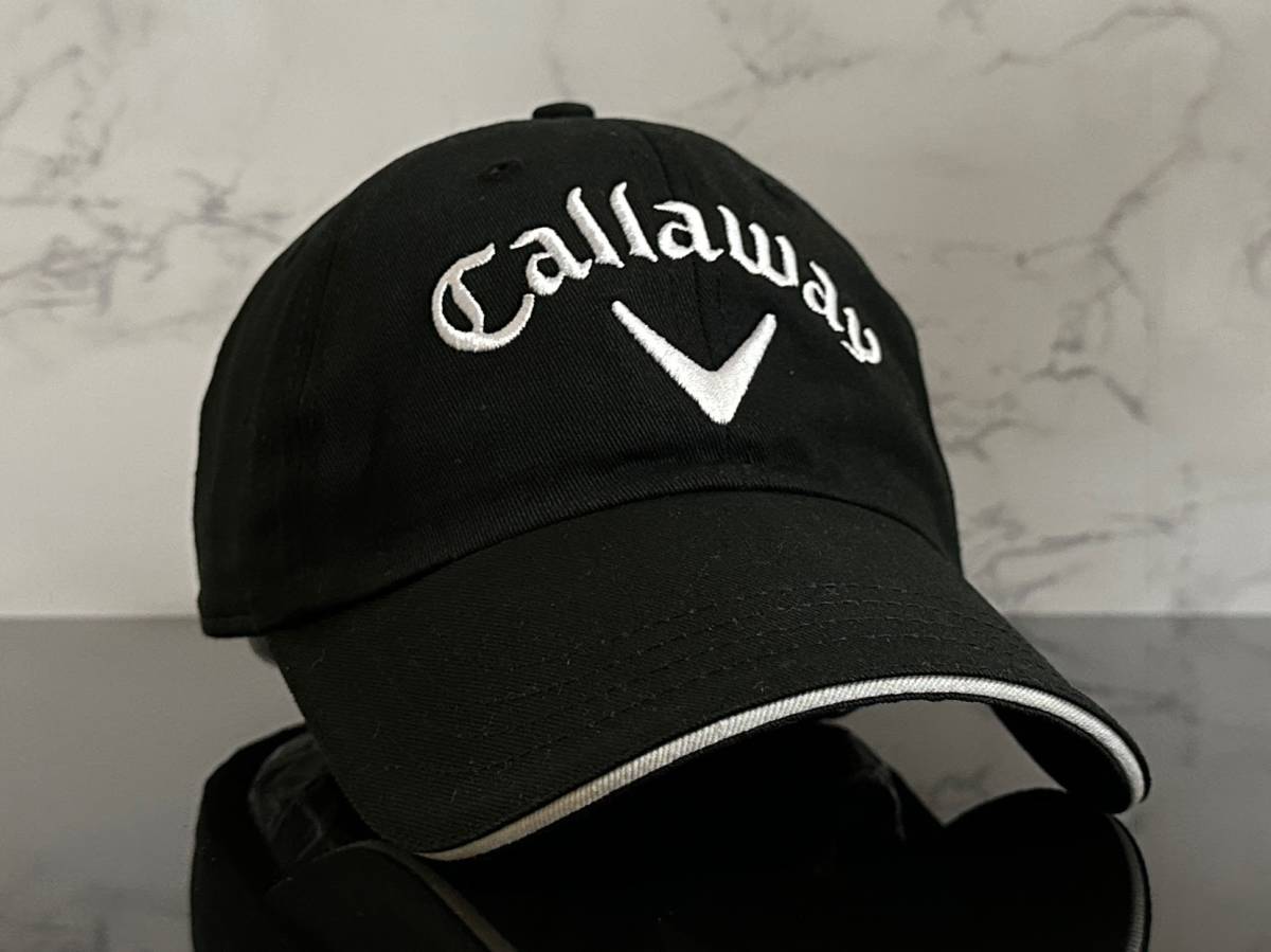 【未使用品】67D 上品★Callaway Golf キャロウェイ ゴルフ キャップ 帽子CAP 上品で高級感のあるデザインのコットン素材♪《FREEサイズ》_画像1