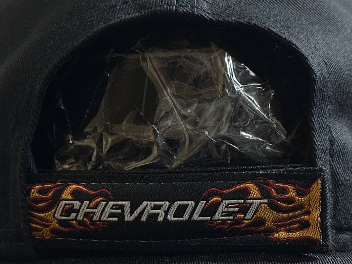 【未使用品】142K★CHEVY Racing シェビーシング キャップ 帽子CAP 限定1個！ファンにも嬉しい クールなファイヤーデザイン《FREEサイズ》_画像8