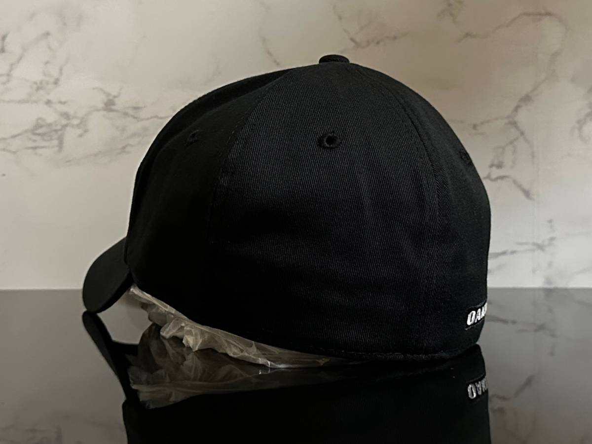 【未使用品】51F クール★OAKLEY オークリー キャップ 帽子CAP クールなシマ柄とブラックの伸縮素材にメタルピン《伸縮前59㎝～62㎝位迄》_画像6