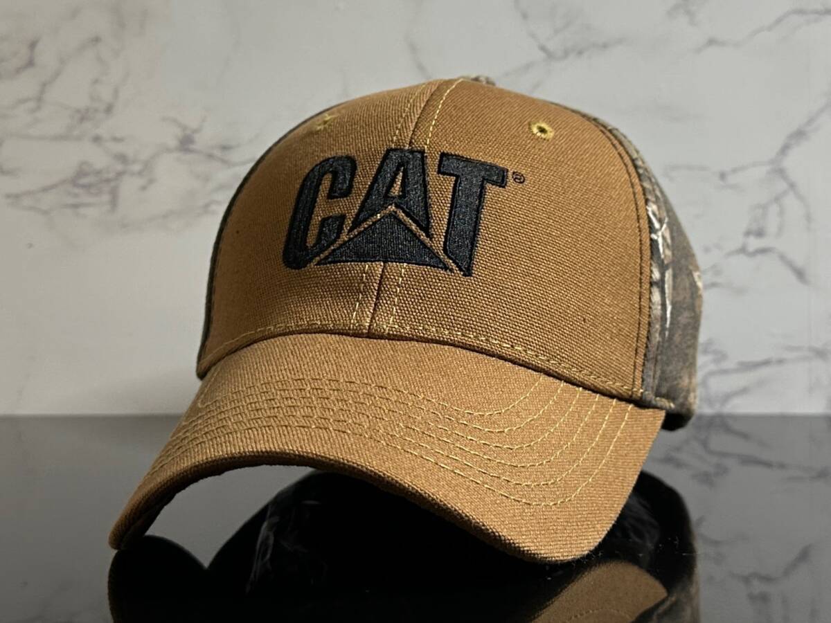 【未使用品】168K★Caterpillarキャタピラー CAT キャップ CAP 帽子 DRI・DUCK製のコットン素材にREALTREE製ウット系迷彩柄《FREEサイズ》_画像2