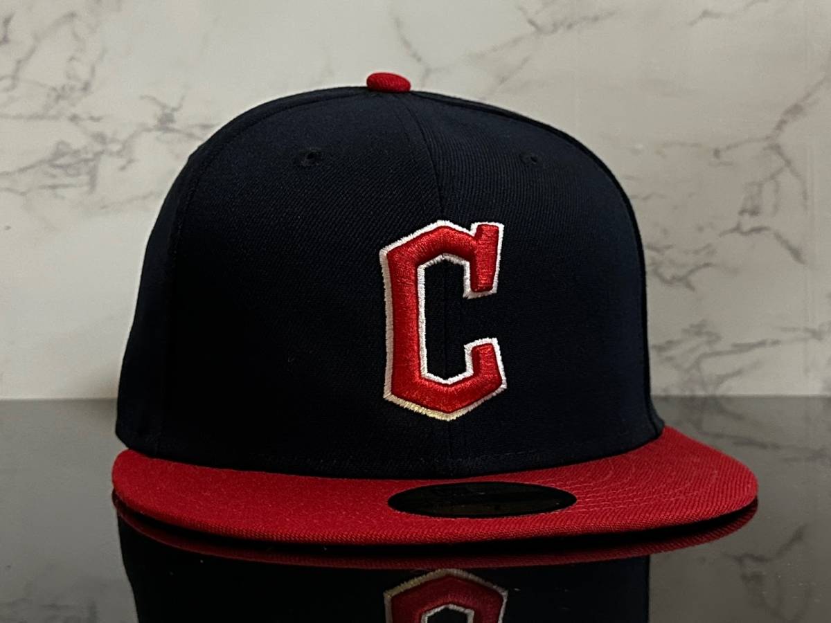 【未使用品】30A 訳あり★NEW ERA 59FIFTY×MLB クリーブランド ガーディアンズ Cleveland Guardians コラボ 帽子《SIZE 7 3/8・58.7㎝》 _画像3