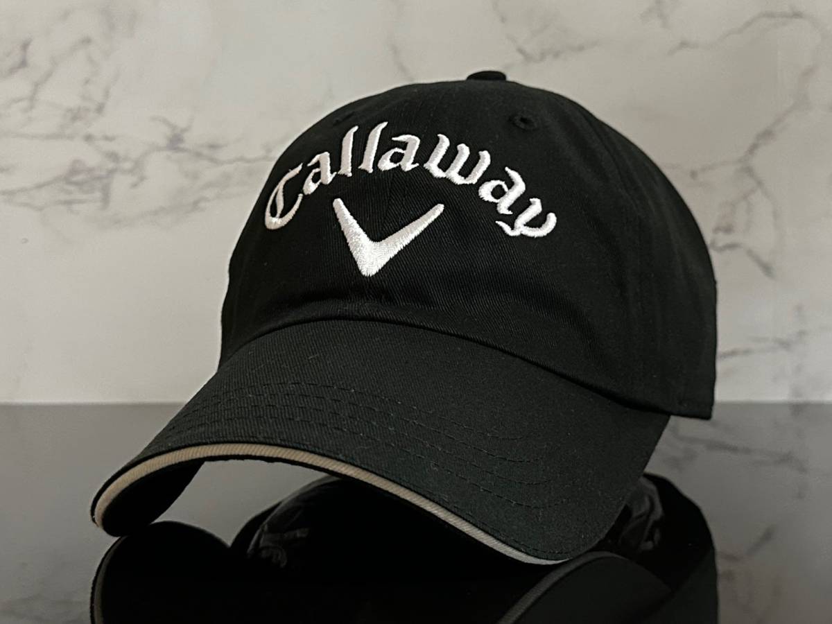 【未使用品】67D 上品★Callaway Golf キャロウェイ ゴルフ キャップ 帽子CAP 上品で高級感のあるデザインのコットン素材♪《FREEサイズ》_画像2