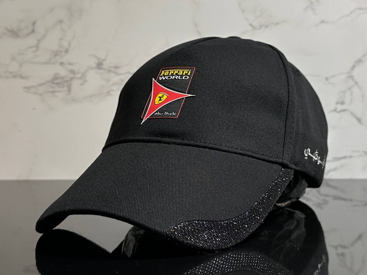 [ unused goods ]223KF*Ferrari Ferrari cap hat CAP feeling of luxury. exist design. 85% polyester material .15% cotton material {FREE size }