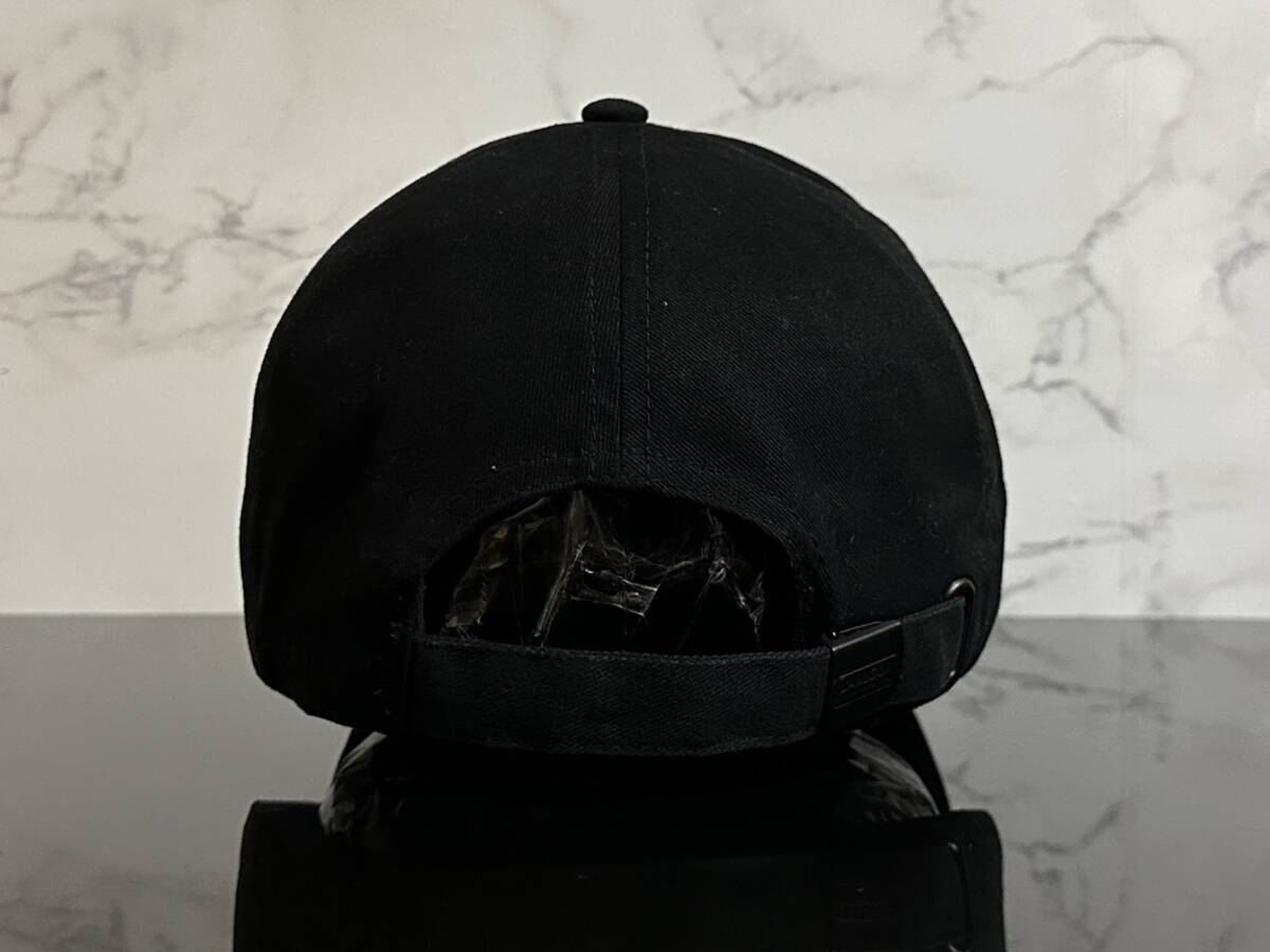 【未使用品】237KA★BARBOUR バーブァー キャップ 帽子 CAP ファンにも嬉しい上品で高級感のあるブラックにイエローロゴ《FREEサイズ》_画像6