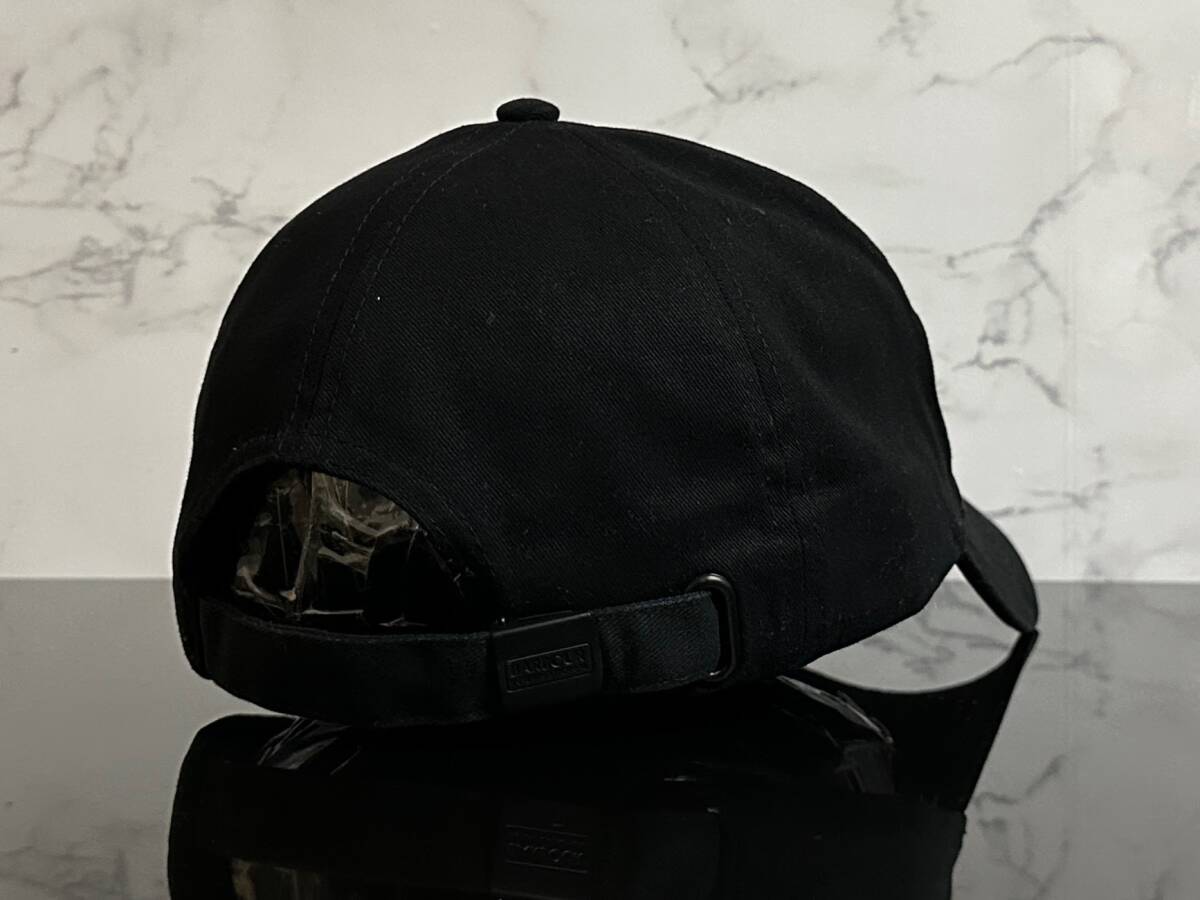 【未使用品】237KA★BARBOUR バーブァー キャップ 帽子 CAP ファンにも嬉しい上品で高級感のあるブラックにイエローロゴ《FREEサイズ》_画像7