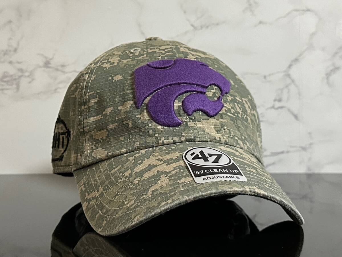 【未使用品】233KF★’47BRAND ’47ブランド×NCAA カンザス州ワイルドキャッツ Kansas State Wildcats コラボキャップ 帽子《FREEサイズ》_画像3