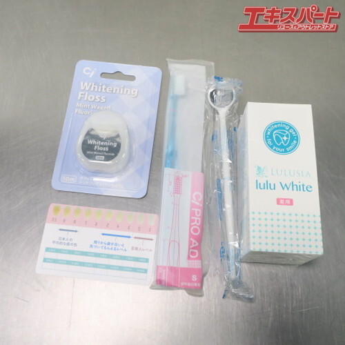  unopened goods Lulu sia Lulu white tooth whitening gel tooth paste 30g quasi drug tooth ... goods assortment set Maebashi shop 