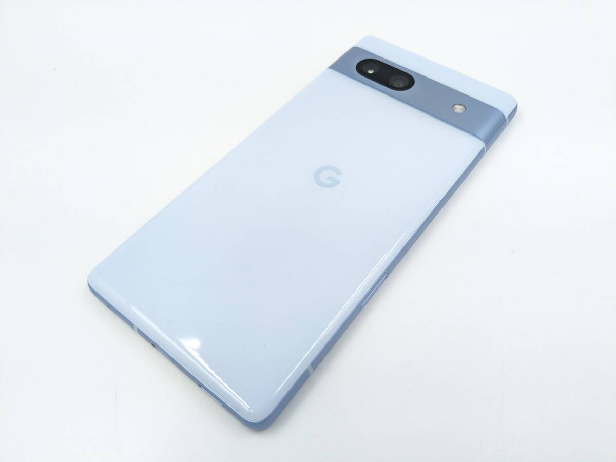 1 иен ~[ прекрасный товар ]Goole Pixel 7a 128GB Sea смартфон au ограничение использования 0* корпус с коробкой принадлежности иметь б/у смартфон мобильный Android 