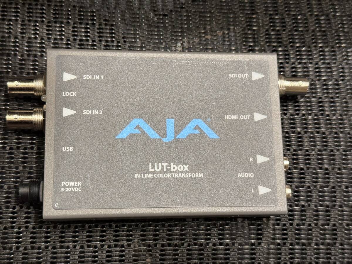 AJA LUT-BOX LUTコンバーター インラインカラー変換　　　　　　　　　　　　　　 　AJA LUT コンバーター 3G-SDI IS-mini お探しの方にも_画像2