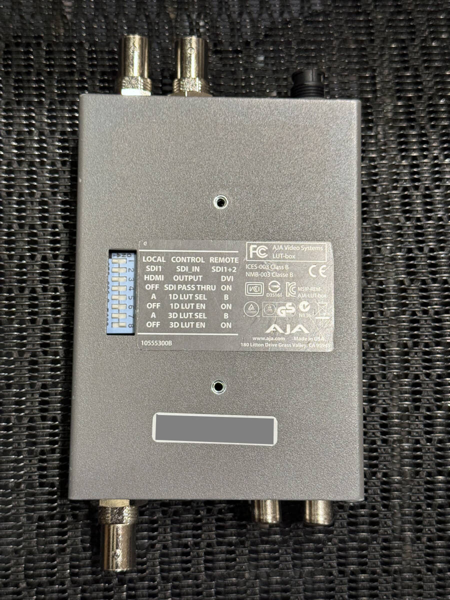 AJA LUT-BOX LUTコンバーター インラインカラー変換　　　　　　　　　　　　　　 　AJA LUT コンバーター 3G-SDI IS-mini お探しの方にも_画像3