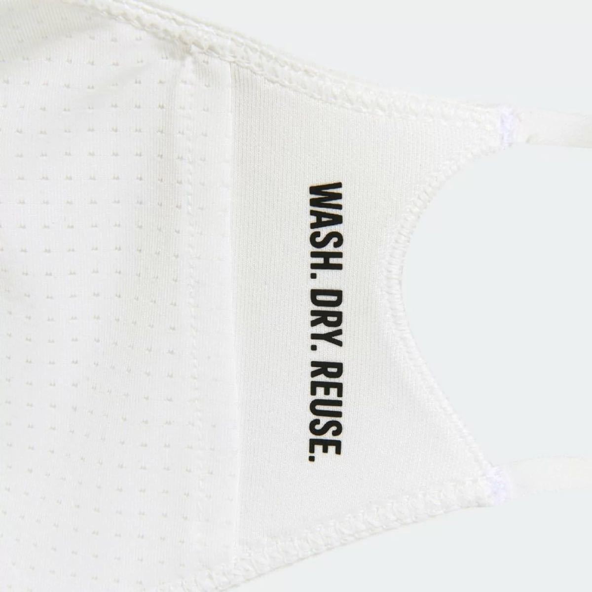 * обычная цена ¥1,990- adidas Adidas лицо покрытие маска 3 листов комплект sizeNS(15.25cm×17cm) уборная возможно *