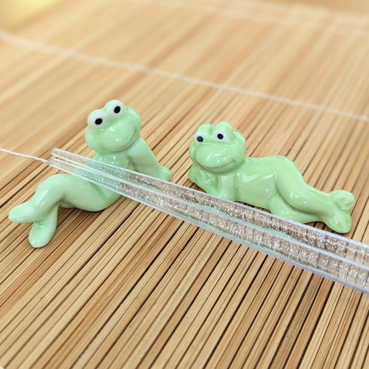 カエル 箸置き 2個セット 食器 テーブルウェア 蛙 インテリア はしおき