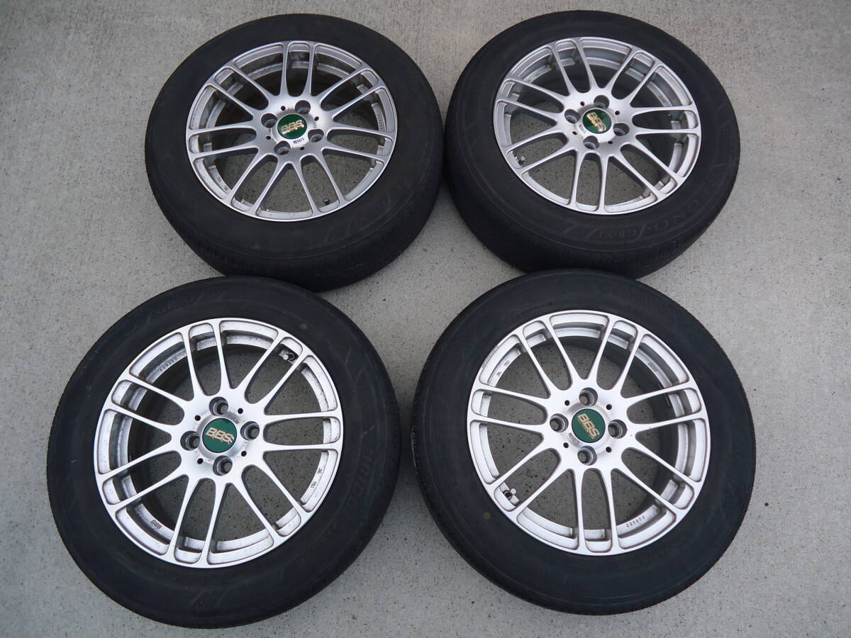 １７５／６５Ｒ１５＆ＢＢＳ製鍛造アルミ中古４本セットの画像1