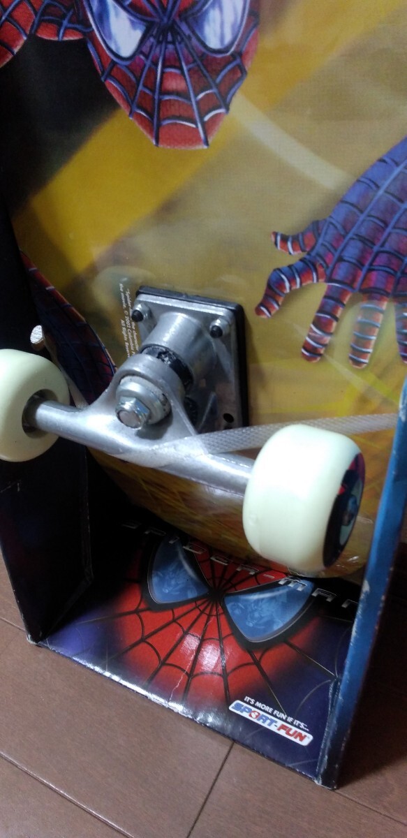 SPPORT FUN スパイダーマン スケートボード レトロ ビンテージ SPPORT FUN スパイダーマン スケートボード レトロ ビンテージ