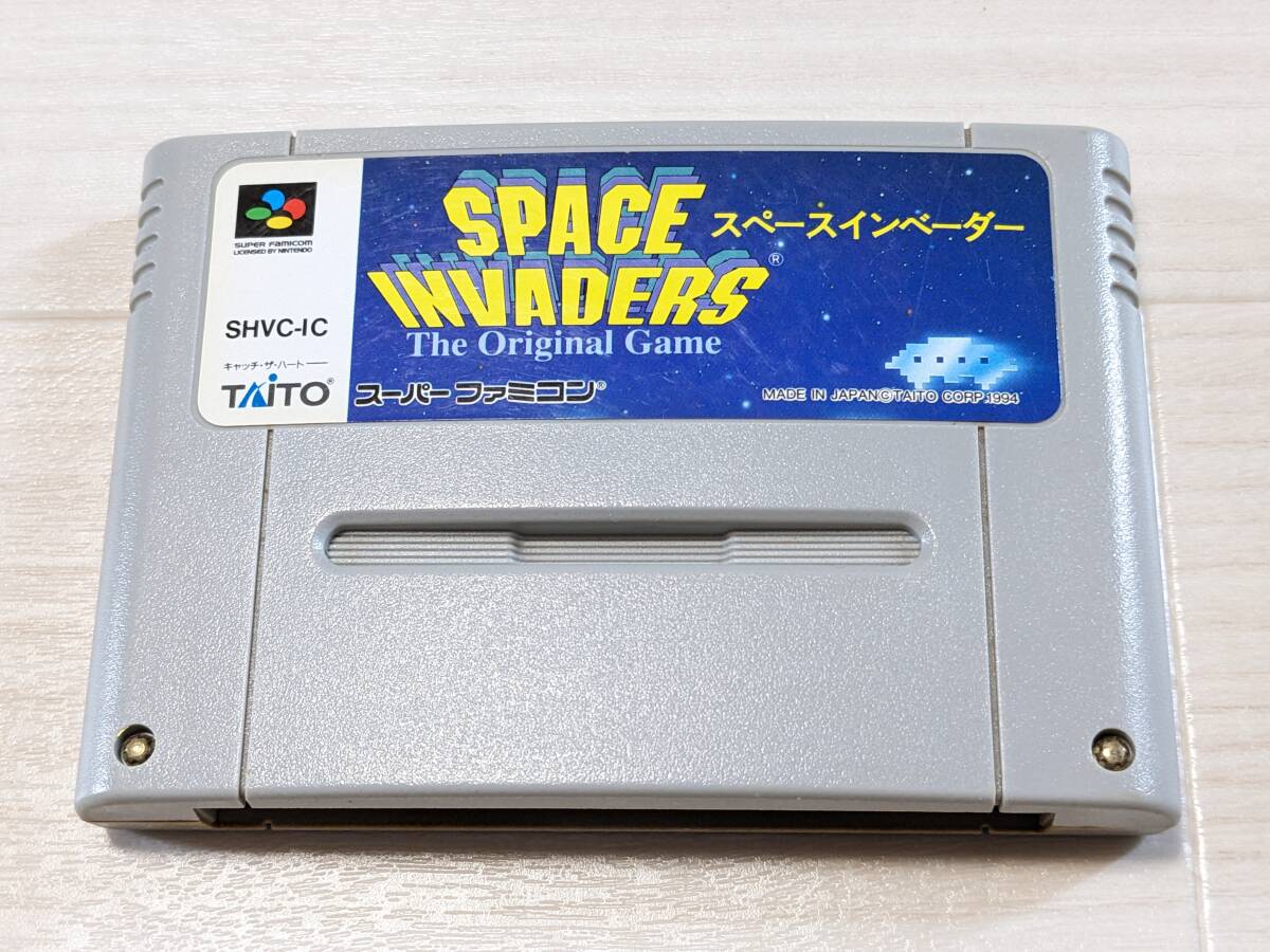 SFC　スーパーファミコン ソフト カセット　スペースインベーダー The Original Game_画像1