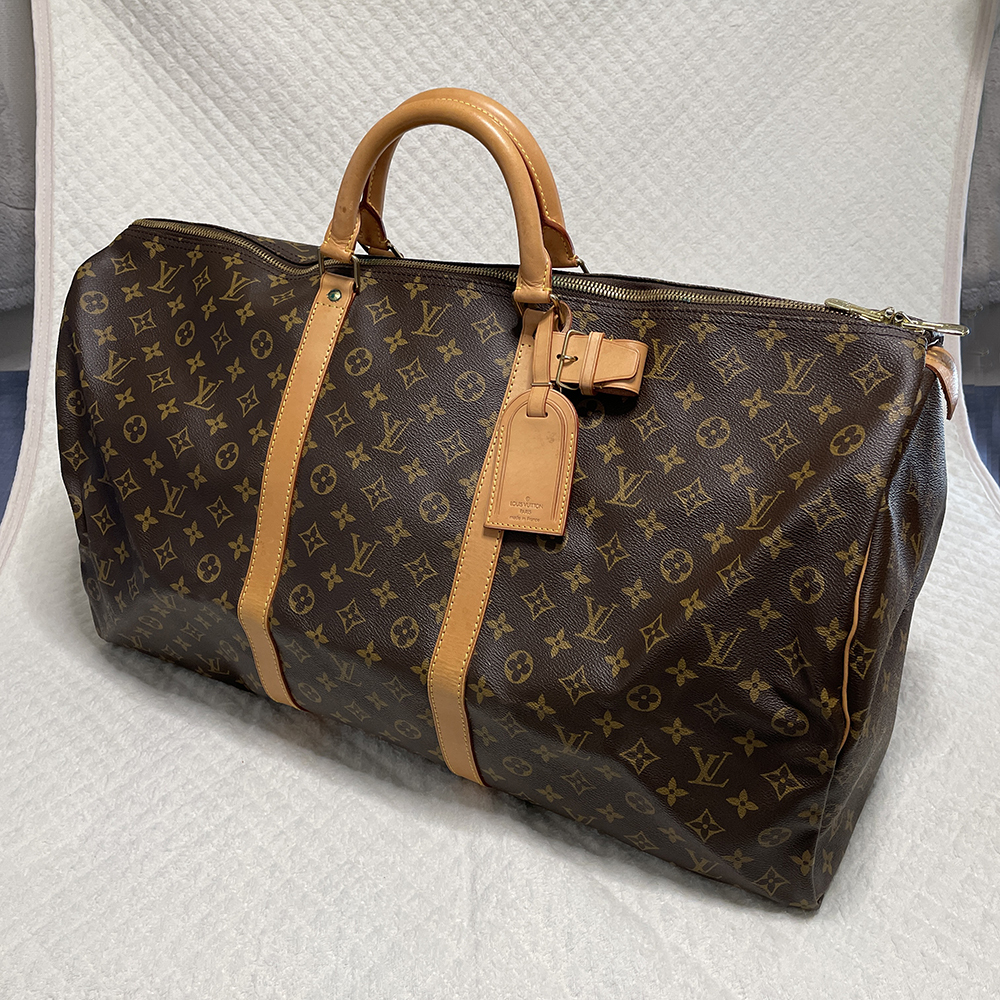 LOUIS VUITTON ルイヴィトン M41422 キーポル 60 トラベルバッグ モノグラム ボストンバッグ ブラウン