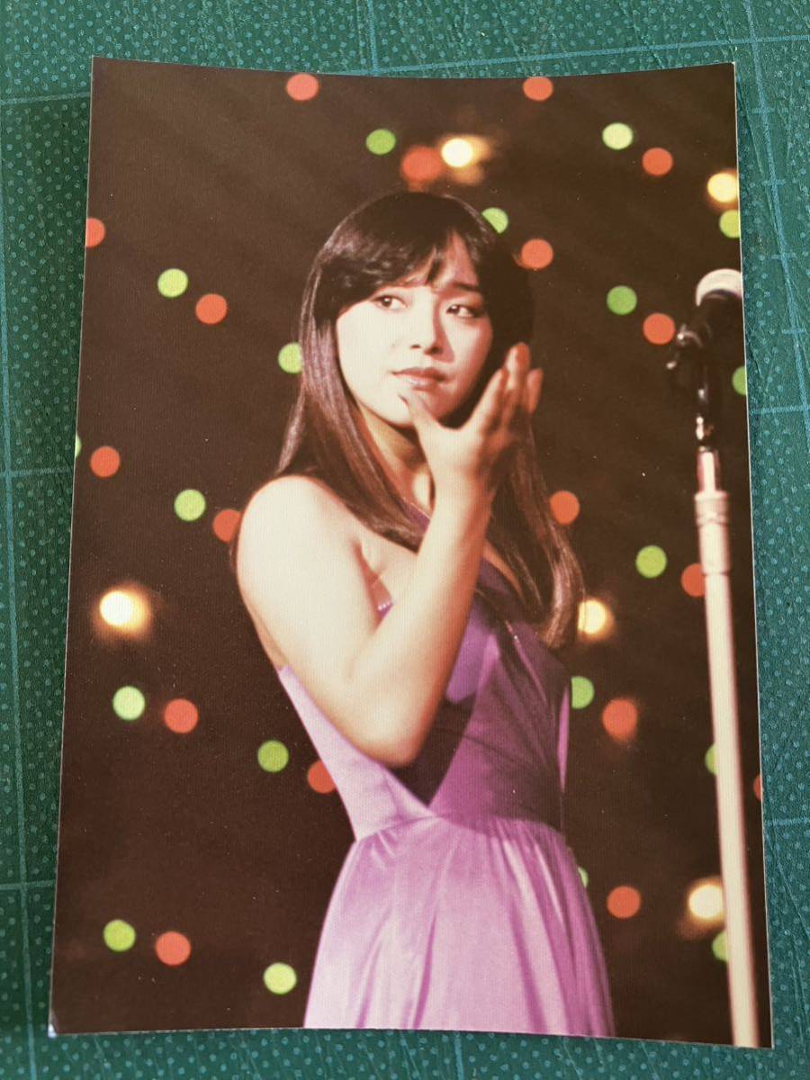 【激レア】岩崎宏美　写真(当時物) ピンク　ニノウデ　昭和歌手　昭和タレント_画像1