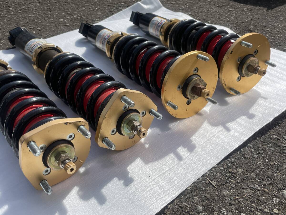 【送料込】アルテッツァ用 UP GARAGE UP SPEC DAMPER フルタップ車高調 中古 17クラウン 16アリスト プログレ ドリフト ローダウンにも！_画像2