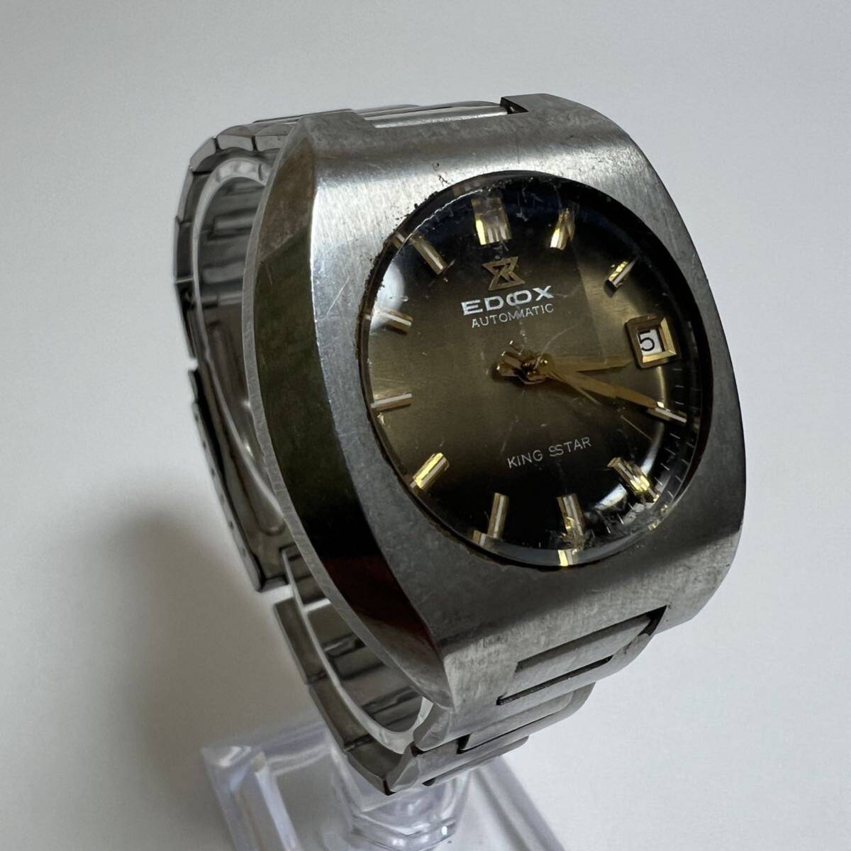 EDOX エドックス KING STAR キングスター 自動巻き オートマチック 200251 腕時計 アンティークの画像1