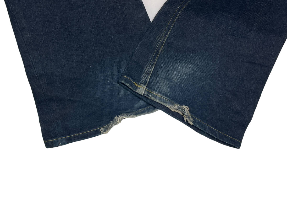 LEE × AKM 95719  размер  M ( около 85cm W33 соответствует  )  ботинки ...  изменение   кожа   карман   мужской   Denim   брюки    джинсы  