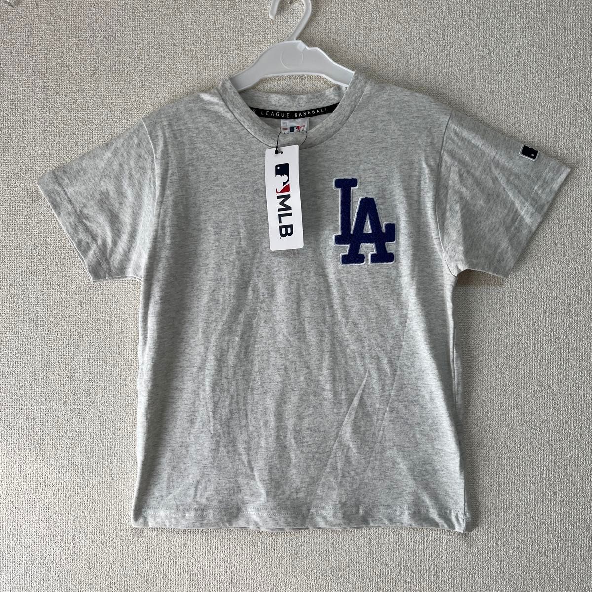新品　MLB ドジャース　Tシャツ　Dodgers  刺繍　メジャー　170 大谷翔平 半袖　山本由伸