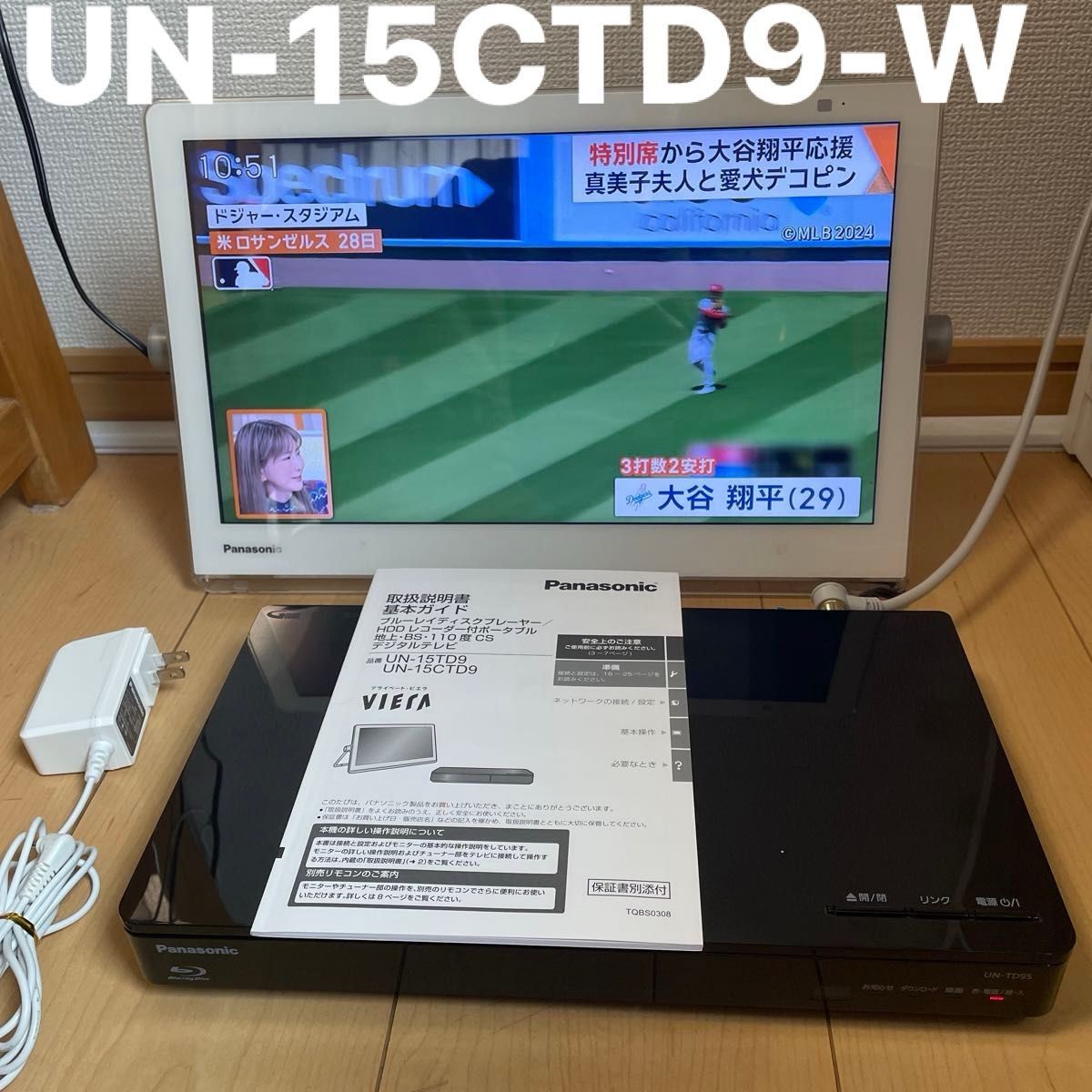 Panasonic プライベートビエラUN-15CTD9-W