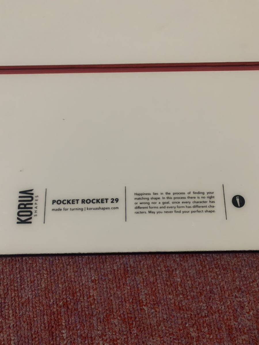 korua shapes pocket rocket 129cmの画像2