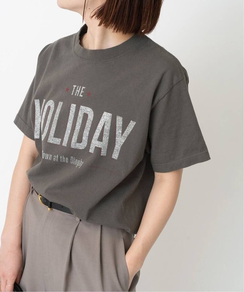 Spick and Span【スピックアンドスパン】☆THE HOLIDAY Tシャツ　新品グレー