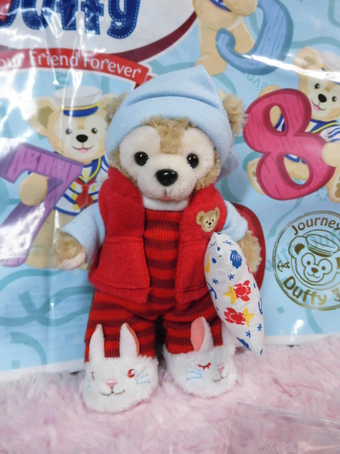 【タグ付】 ダッフィー シェリーメイ ぬいぐるみバッジ ストラップ 2015 ダッフィー シェリーメイ ぬいぐるみバッジ ストラップ 5点 新品