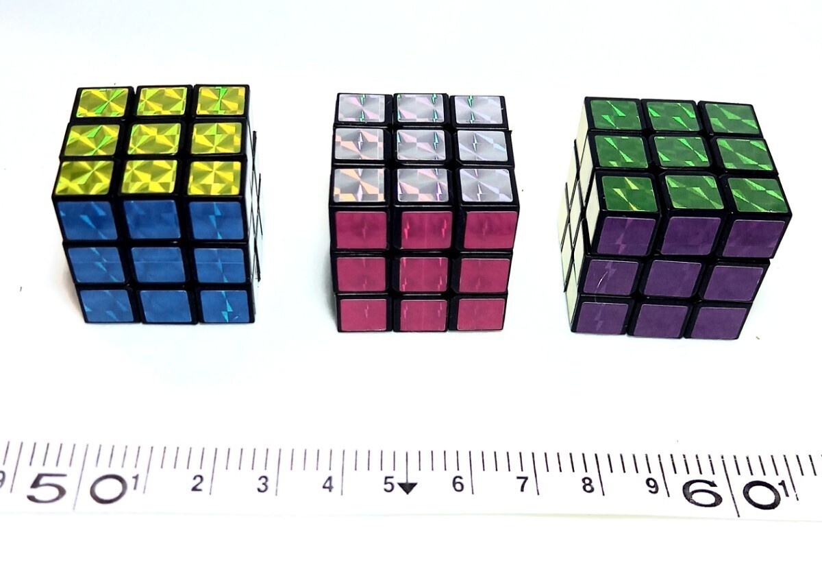 ルービックキューブ 3×3 ミニ 3個セットの画像1