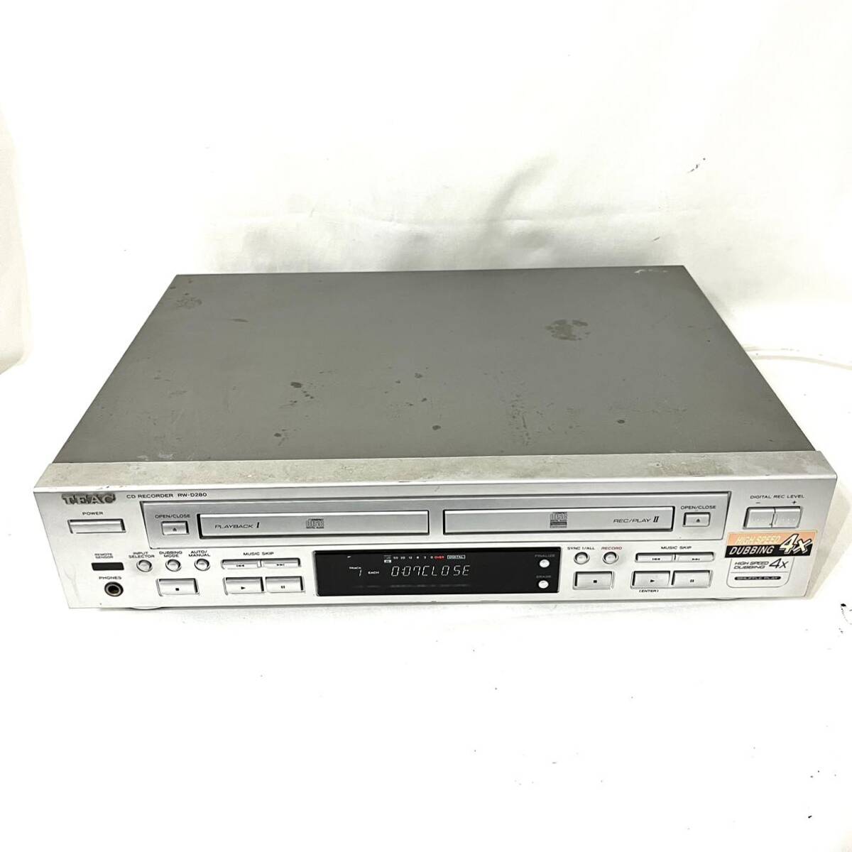 TEAC ティアックCDレコーダー RW-D280の画像1