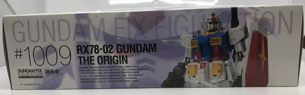 Wｄ047★バンダイ GUNDAM FIX FIGURATION METAL COMPOSITE #1009 RX78-02 ガンダムTHE ORIGIN(Re：PACKAGE) 中古★_画像7