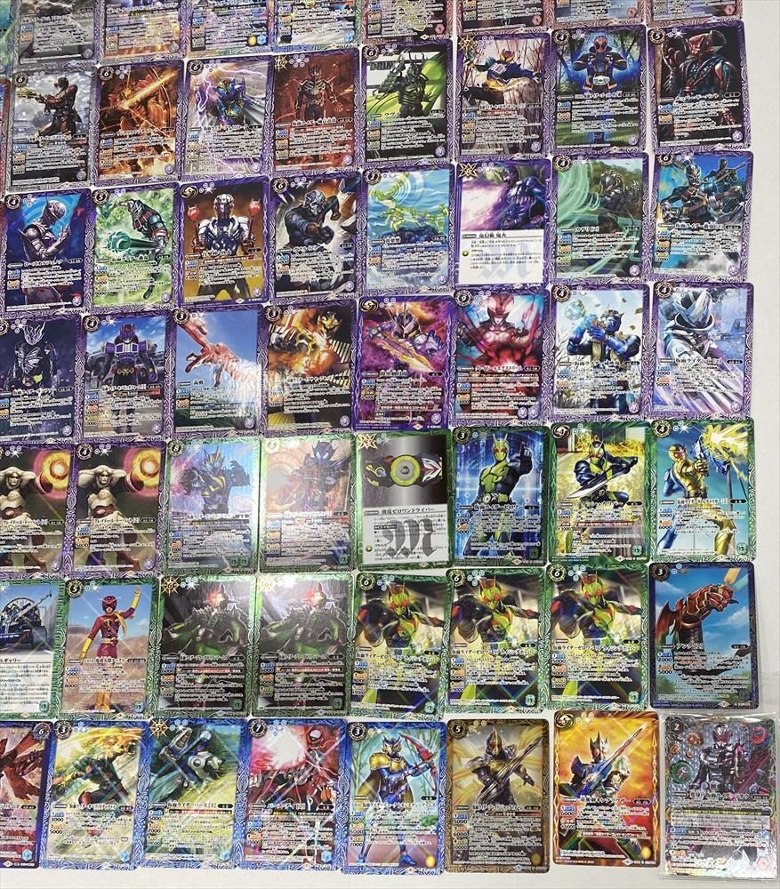 Ig767★バトスピ CB 仮面ライダー 等 X.CP. 他 キラ ノーマル 81枚セット スレキズ/反り等あり ゆうパケ可/1円スタート 中古★_画像5