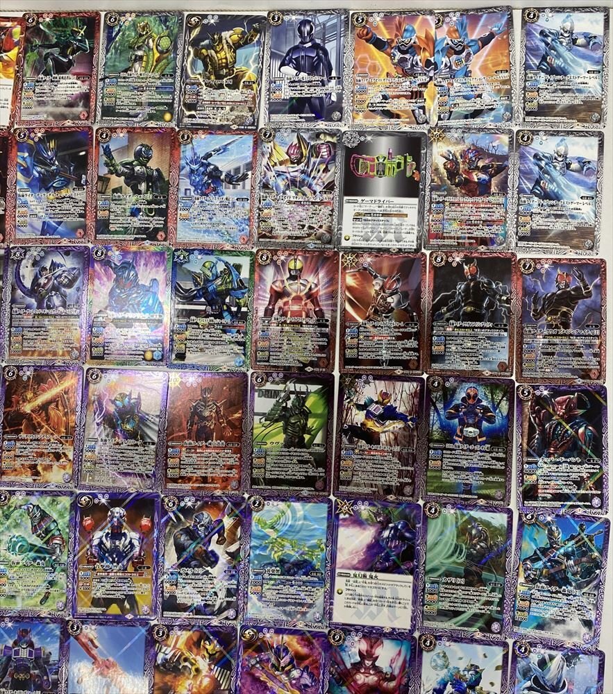 Ig767★バトスピ CB 仮面ライダー 等 X.CP. 他 キラ ノーマル 81枚セット スレキズ/反り等あり ゆうパケ可/1円スタート 中古★_画像3