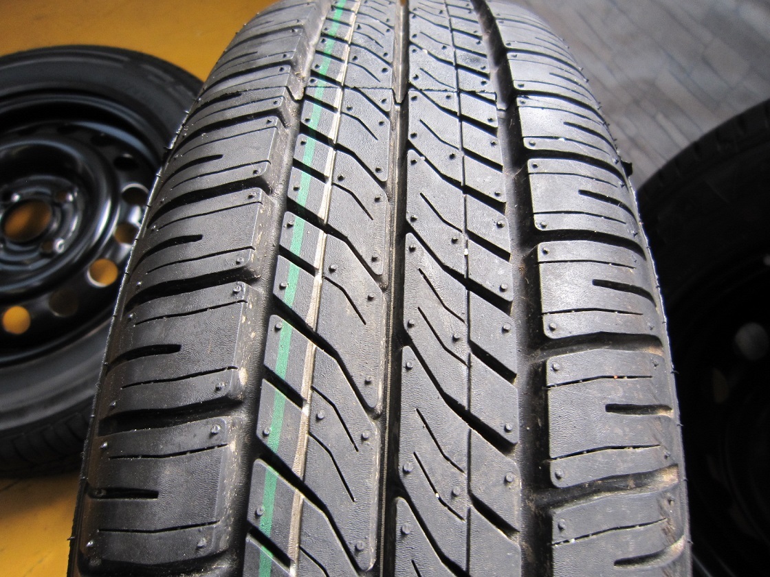 G677☆鉄　165/70R14　グッドイヤー　J14X5J　PCD100　4H_画像6