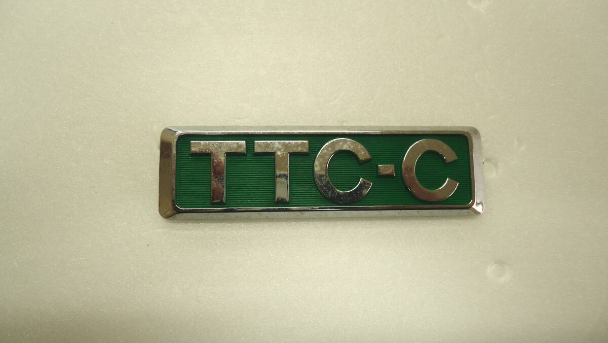  old car common * vehicle sale at that time. Toyota original TTC-C emblem 